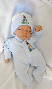 Premature Baby Blue Peter Rabbit Baby Grow