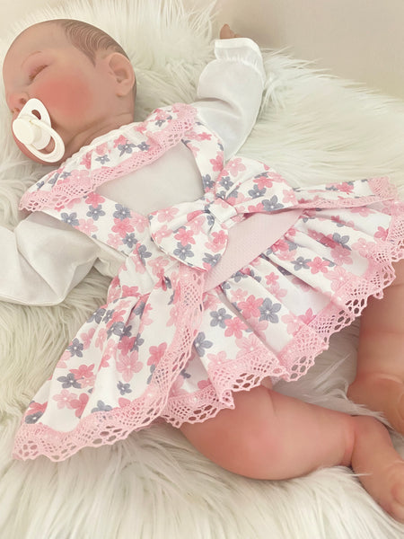 Baby Girls Floral Print Dress Set