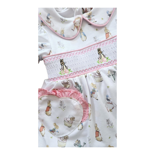 Flopsy Bunny Frilly Smocked Pyjama Set