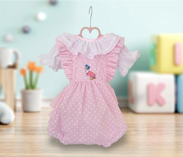 Jemima Puddleduck Two Piece Frilly Romper Set REDUCED