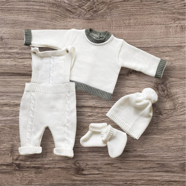 Baby Boys 5pcs Knitted Outfit