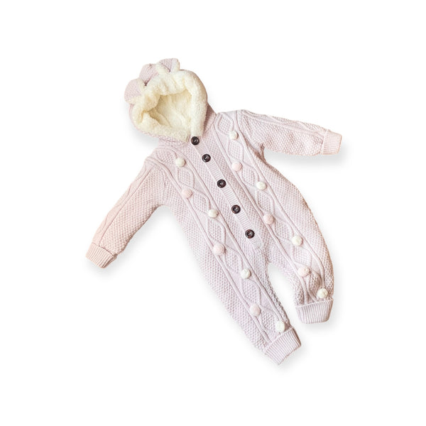 Baby Girls Bobble Pramsuit