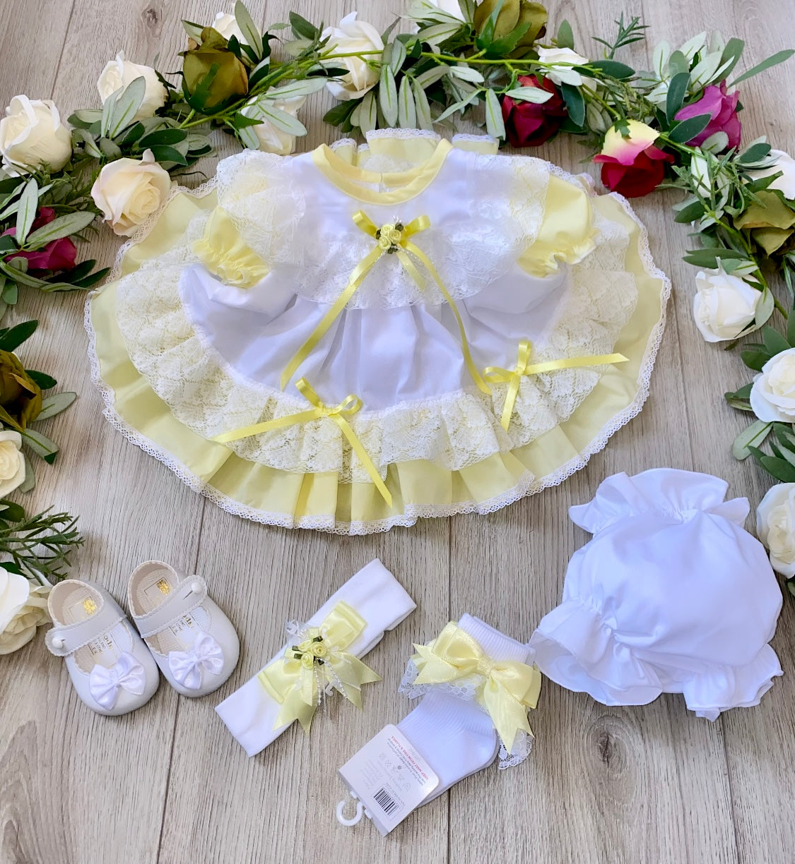 Gillytots Baby Girls Lemon Frilly Dress – Gillytots Children's Boutique